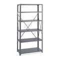 Safco Commercial Shelving Kit- 6-Shelf- 36in.x24in.- Gray SAF6270